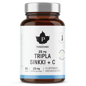 Triple Zinc 25mg + Vitamin C 60 kapslí (Zinek s vitamínem C)