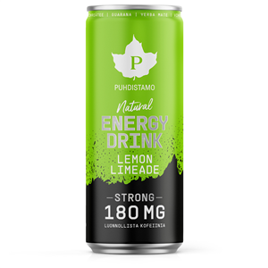 Natural Energy Drink STRONG 330 ml lemon