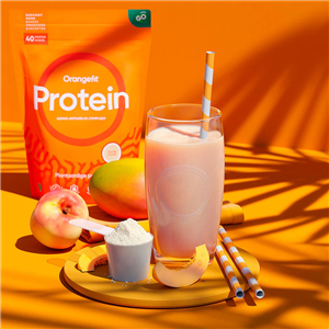 Plant Protein 750 g mango-broskev