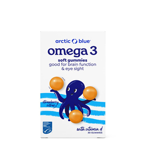 Kids Omega 3 30 gummies (250mg DHA, 70mg EPA & Vitamin D 200IU)