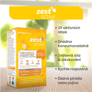 Zest Active 7 sáčků pomeranč