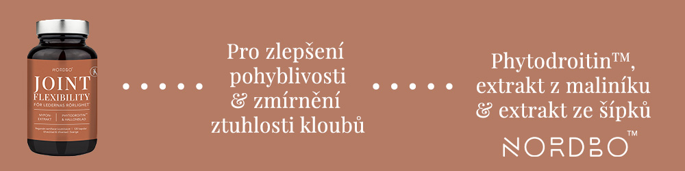 Joint Flexibility je určený pro zlepšení pohyblivosti a zmírnění ztuhlosti kloubů.